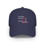 Baseball Cap - 'Just a Friend, Who's a Guy' Funny Graphic Low Profile Hat
