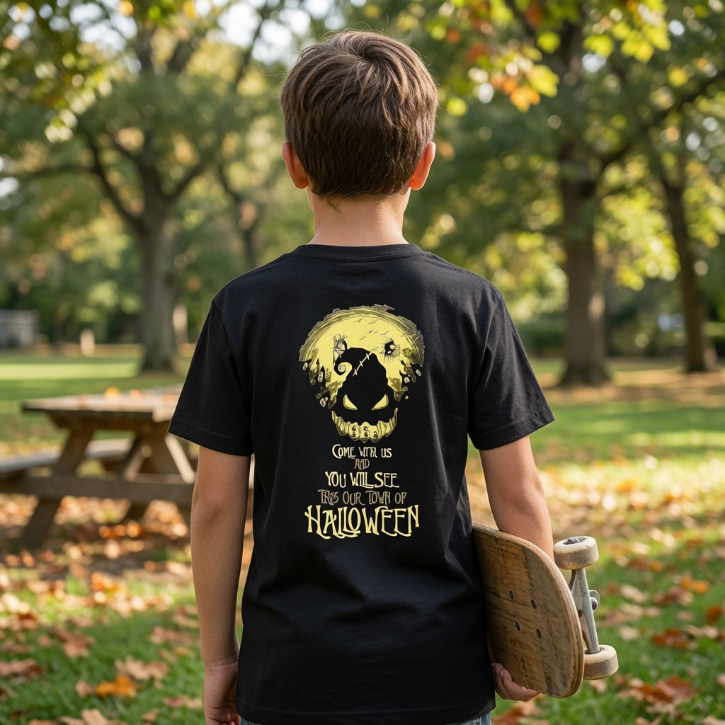 Kids T-Shirt Nightmare Before Christmas Oogy Boogie Design