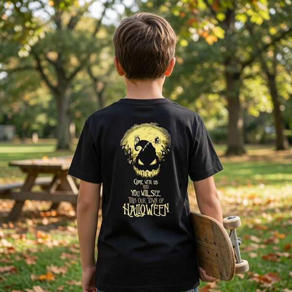 Kids T-Shirt Nightmare Before Christmas Oogy Boogie Design