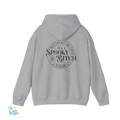 Spooky Witch Hoodie - Unisex Athletic Hoodie With Black Drawstring & Eco Fabric - Just Chilling Inc.