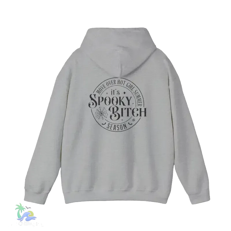 Spooky Witch Hoodie - Unisex Athletic Hoodie With Black Drawstring & Eco Fabric - Just Chilling Inc.