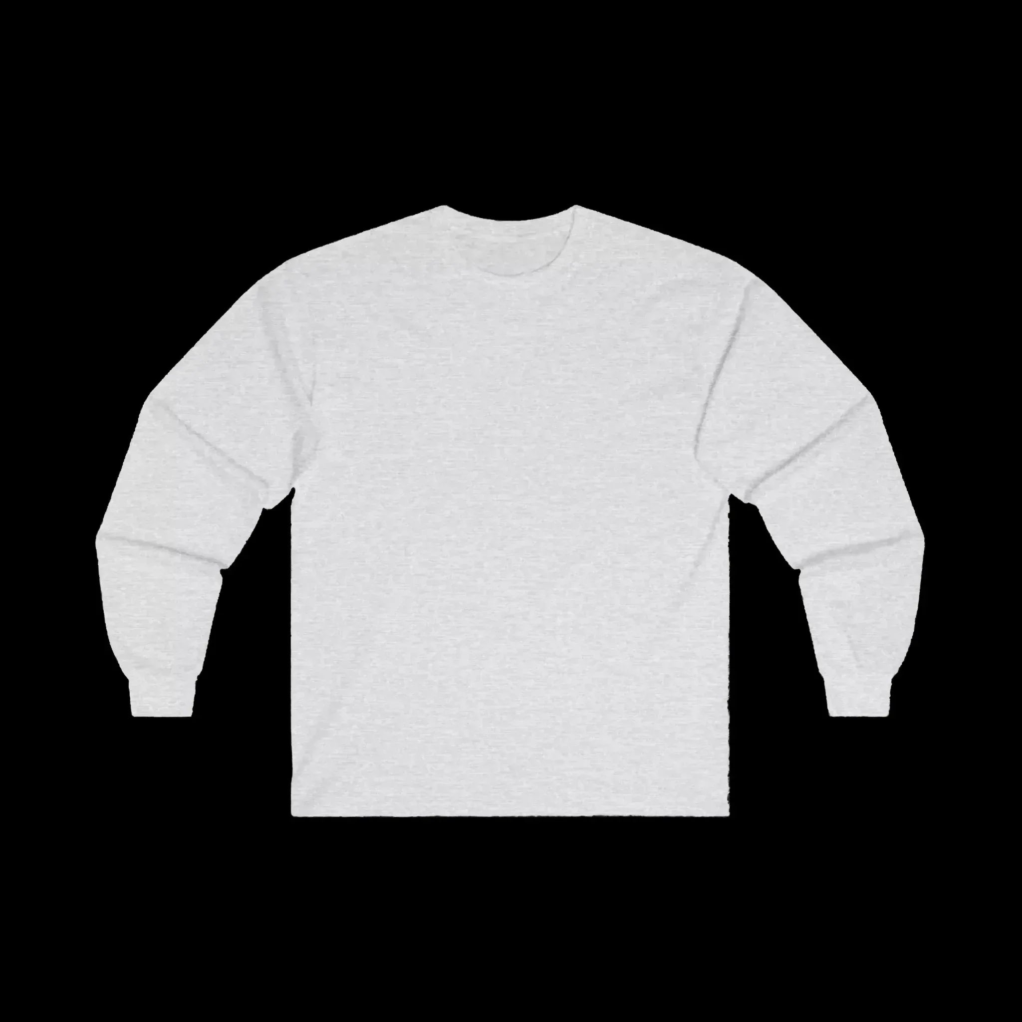 Cotton Long Sleeve Tee - Unisex Classic Fit Fishing Shirt With Durable Seams - Just Chilling Inc.
