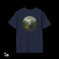 Motorcycle T-Shirt | Graphic Biker Tee With Love Hearts - Casual Cotton Apparel - Just Chilling Inc.