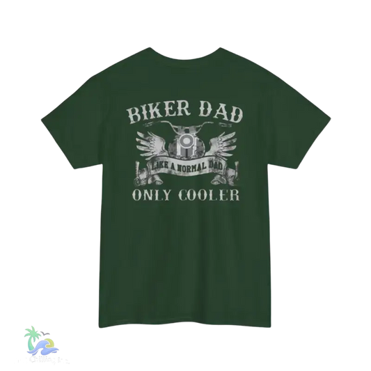Biker Dads Are Cooler- Just Chilling - T-Shirt