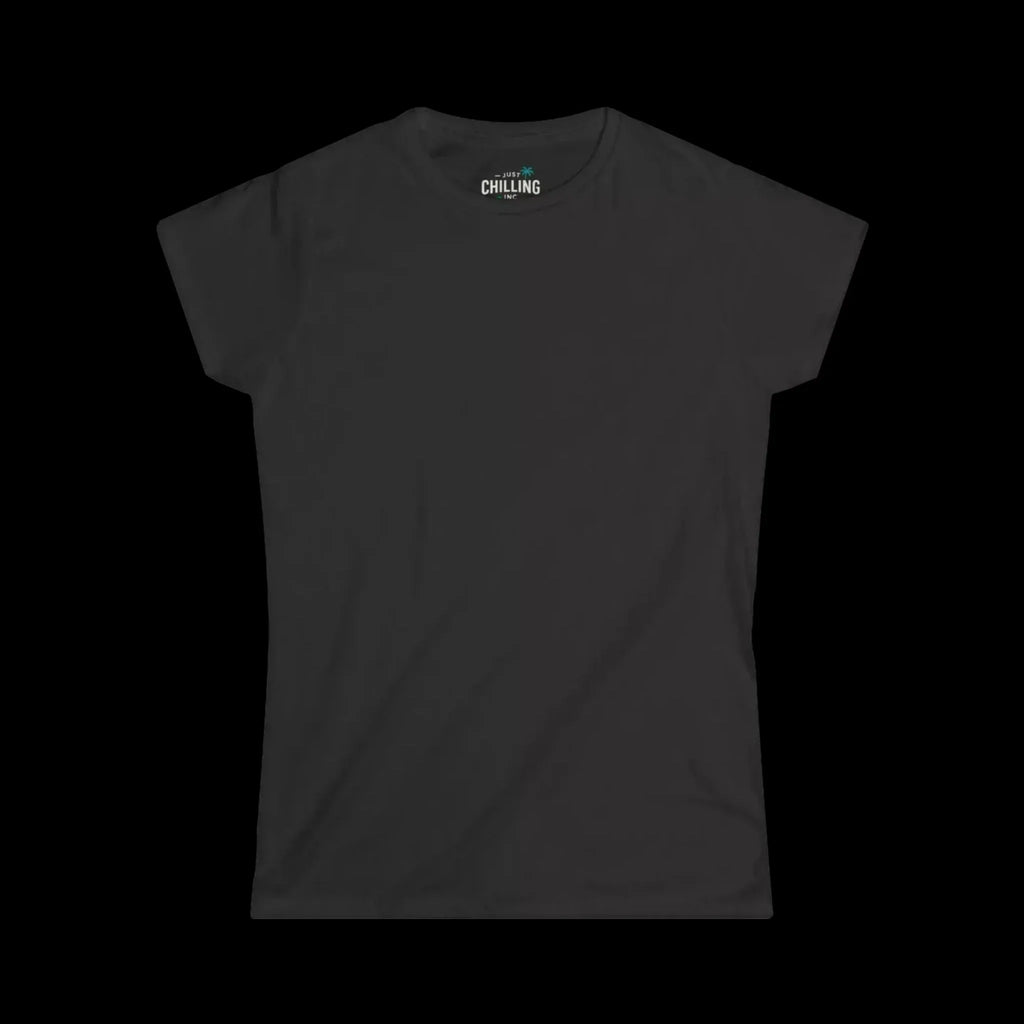 Women's Softstyle Tee - Comfortable Cotton Shirt With Stoner Vibes & Unique Graphic - Just Chilling Inc.