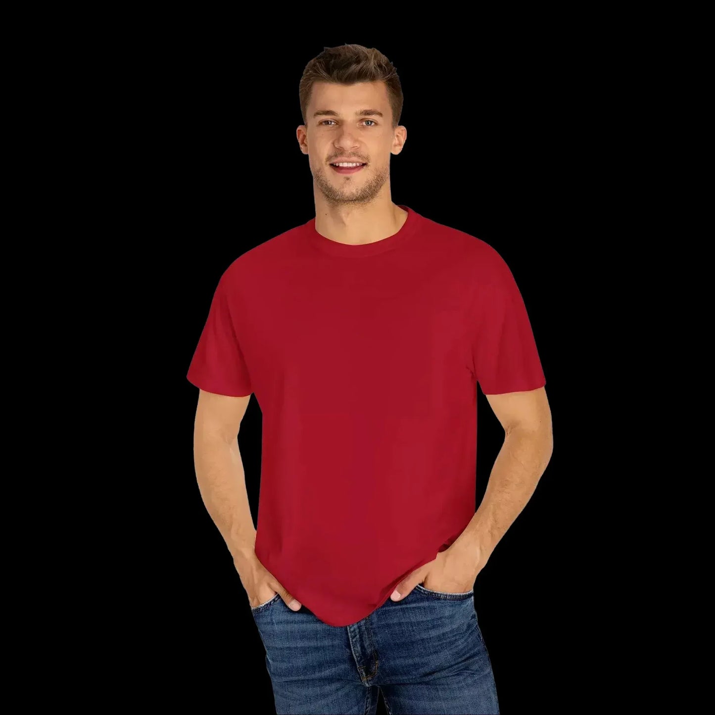 Garment Dyed T-Shirt - Unisex Cotton Tee With Unique Color Texture & Relaxed Fit - Just Chilling Inc.