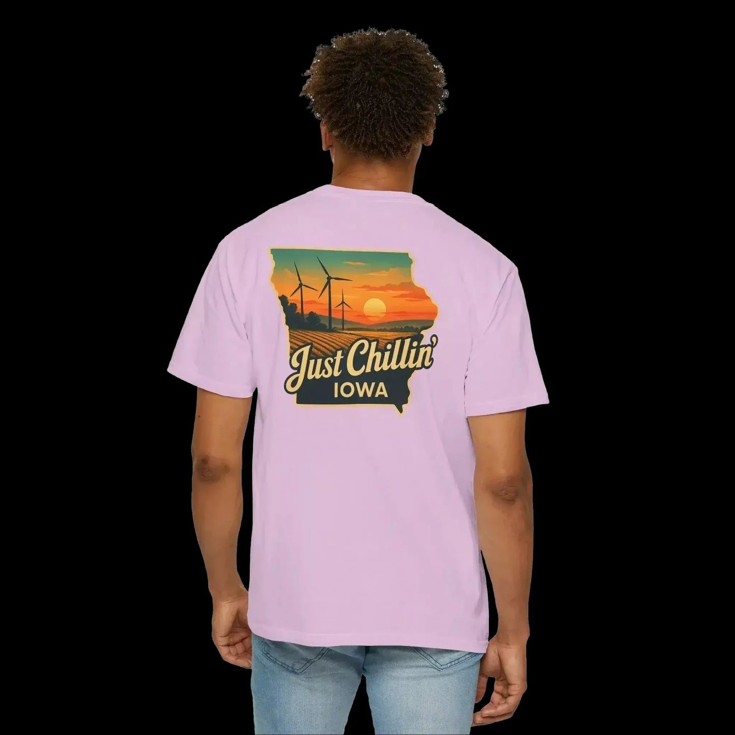 Garment Dyed T-Shirt - Unisex Cotton Tee With Unique Color Texture & Relaxed Fit - Just Chilling Inc.