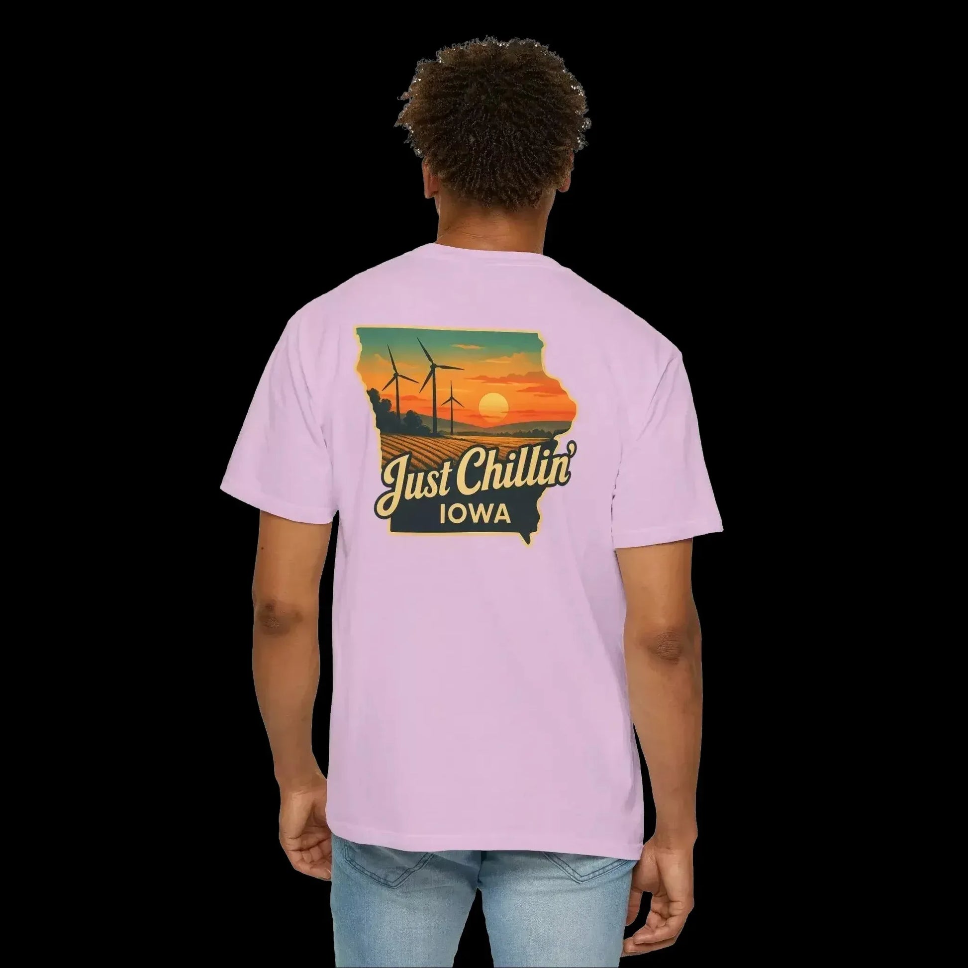 Garment Dyed T-Shirt - Unisex Cotton Tee With Unique Color Texture & Relaxed Fit - Just Chilling Inc.