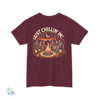 Campfire Gathering Tee - Cozy Outdoor Apparel | Breathable Cotton Shirt - Just Chilling Inc.