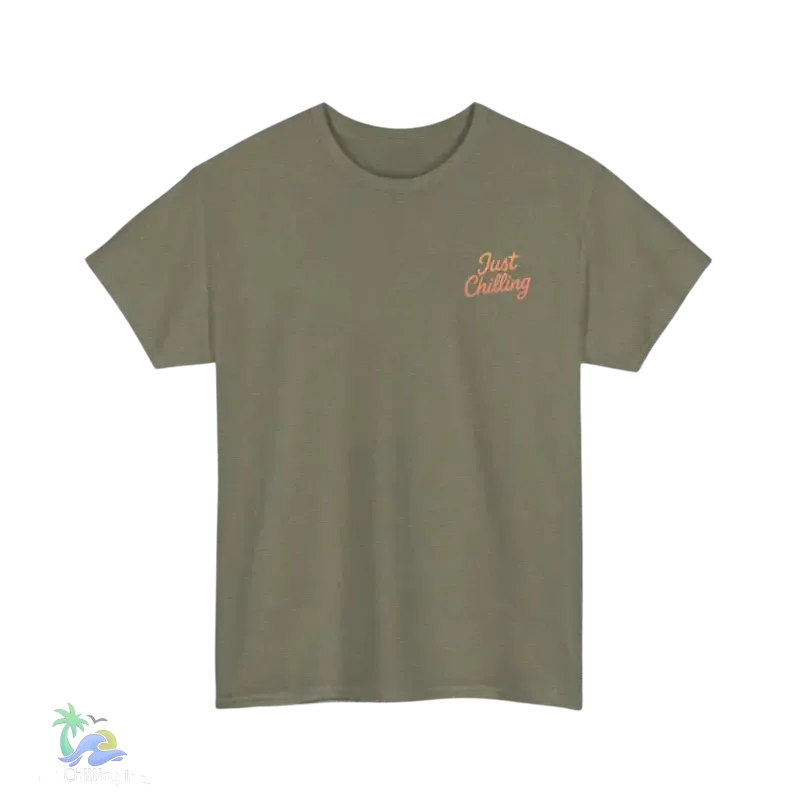 Campfire Gathering Tee - Cozy Outdoor Apparel | Breathable Cotton Shirt - Just Chilling Inc.