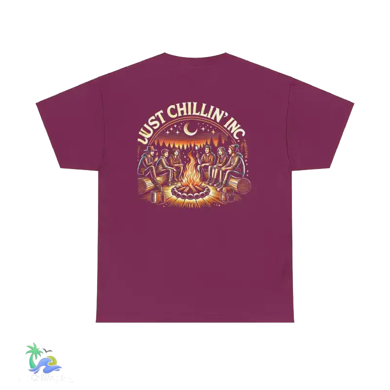 Campfire Gathering Tee - Berry / S - T-Shirt