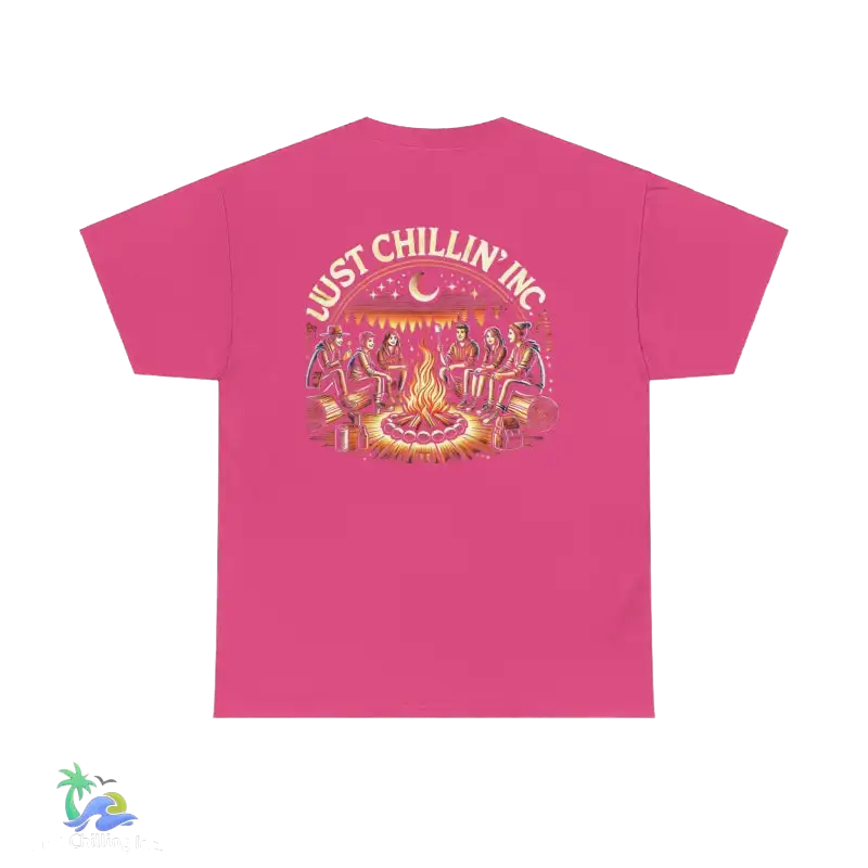 Campfire Gathering Tee - Heliconia / S - T-Shirt
