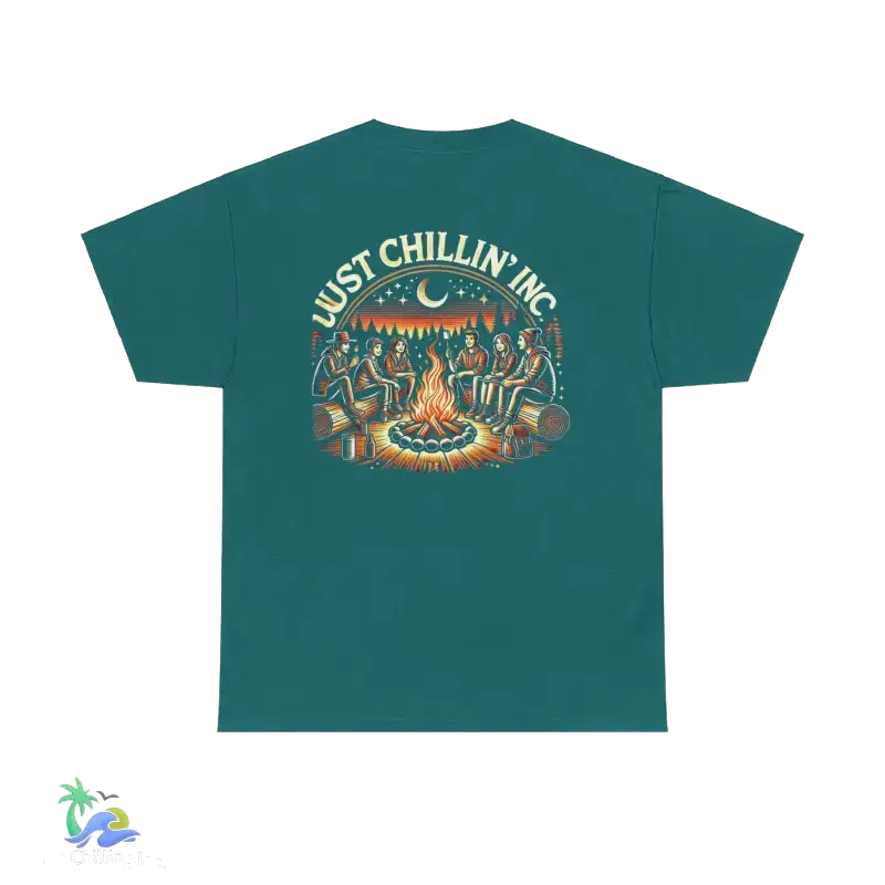Campfire Gathering Tee - Antique Jade Dome / S - T-Shirt