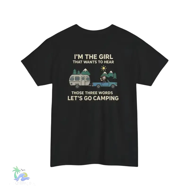 Camping Vibes T-Shirt – Outdoor Adventure Tee | Comfortable Cotton Shirt - Just Chilling Inc.