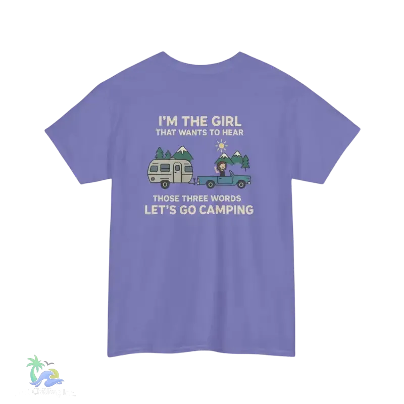 Camping Vibes T-Shirt – Outdoor Adventure Tee | Comfortable Cotton Shirt - Just Chilling Inc.