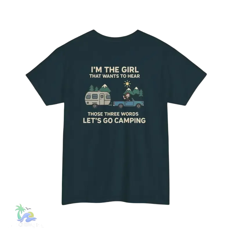 Camping Vibes T-Shirt – Outdoor Adventure Tee | Comfortable Cotton Shirt - Just Chilling Inc.