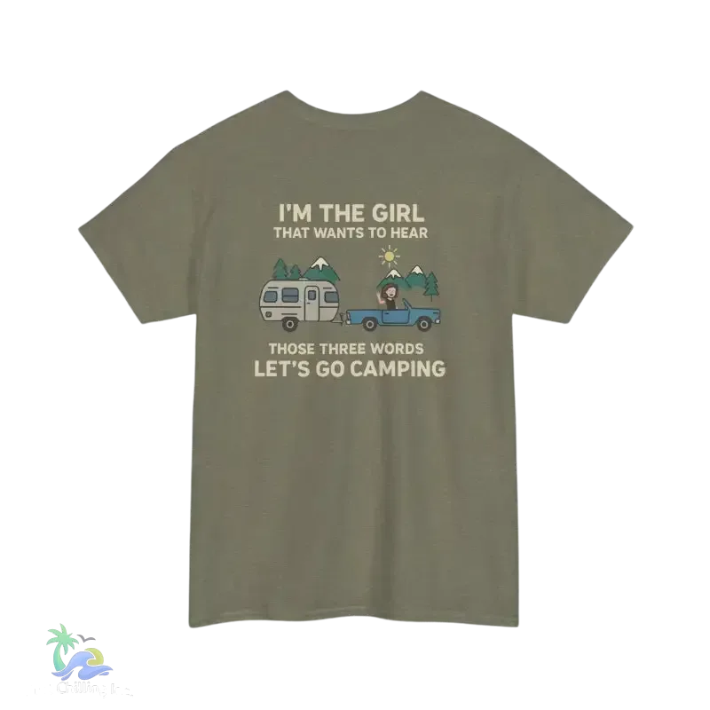 Camping Vibes T-Shirt – Outdoor Adventure Tee | Comfortable Cotton Shirt - Just Chilling Inc.