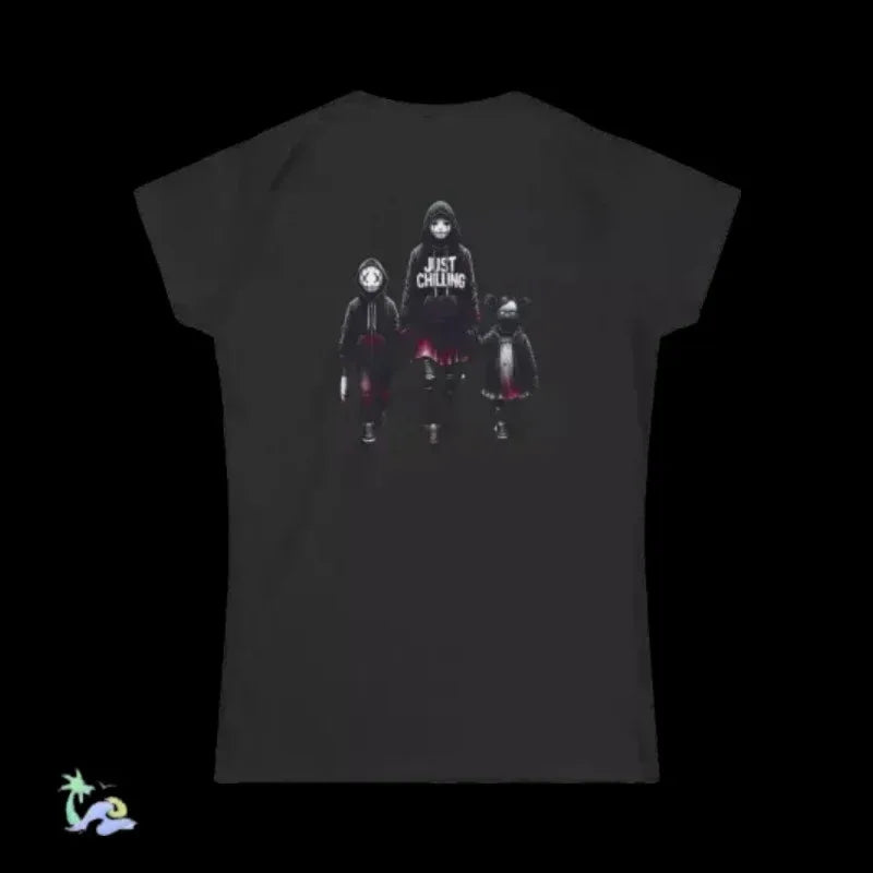 Women's Softstyle Tee - Momma Halloween Shirt | Dark Humor Cotton T-Shirt - Just Chilling Inc.