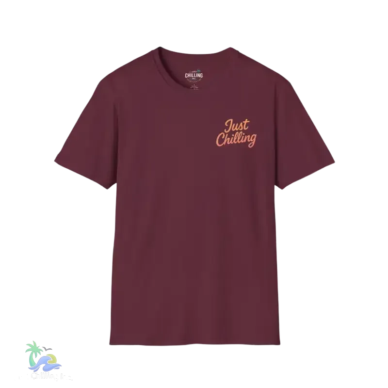 Chill Vibes T-Shirt - Relaxed Fit Tee | Soft Breathable Fabric, Casual Holiday Top - Just Chilling Inc.