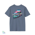 Chill Vibes T-Shirt - Relaxed Fit Tee | Soft Breathable Fabric, Casual Holiday Top - Just Chilling Inc.