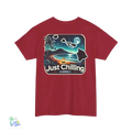 Unisex Cotton Tee – Heavy Cotton Shirt | Relaxed Fit T-Shirt for Beach Vibes - Just Chilling Inc.