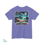 Unisex Cotton Tee – Heavy Cotton Shirt | Relaxed Fit T-Shirt for Beach Vibes - Just Chilling Inc.