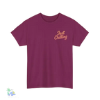 Unisex Cotton Tee – Heavy Cotton Shirt | Relaxed Fit T-Shirt for Beach Vibes - Just Chilling Inc.