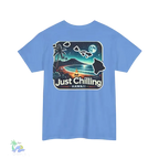 Unisex Cotton Tee – Heavy Cotton Shirt | Relaxed Fit T-Shirt for Beach Vibes - Just Chilling Inc.