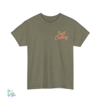 Unisex Cotton Tee – Heavy Cotton Shirt | Relaxed Fit T-Shirt for Beach Vibes - Just Chilling Inc.