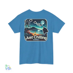 Unisex Cotton Tee – Heavy Cotton Shirt | Relaxed Fit T-Shirt for Beach Vibes - Just Chilling Inc.