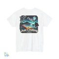 Unisex Cotton Tee – Heavy Cotton Shirt | Relaxed Fit T-Shirt for Beach Vibes - Just Chilling Inc.