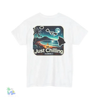 Unisex Cotton Tee – Heavy Cotton Shirt | Relaxed Fit T-Shirt for Beach Vibes - Just Chilling Inc.