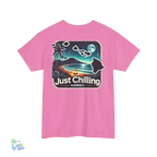 Unisex Cotton Tee – Heavy Cotton Shirt | Relaxed Fit T-Shirt for Beach Vibes - Just Chilling Inc.