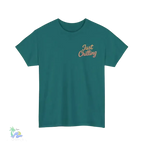 Unisex Cotton Tee – Heavy Cotton Shirt | Relaxed Fit T-Shirt for Beach Vibes - Just Chilling Inc.