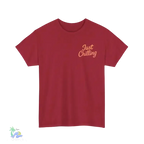 Unisex Cotton Tee – Heavy Cotton Shirt | Relaxed Fit T-Shirt for Beach Vibes - Just Chilling Inc.