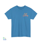 Unisex Cotton Tee – Heavy Cotton Shirt | Relaxed Fit T-Shirt for Beach Vibes - Just Chilling Inc.
