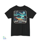 Unisex Cotton Tee – Heavy Cotton Shirt | Relaxed Fit T-Shirt for Beach Vibes - Just Chilling Inc.