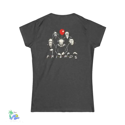 All you favorite creepy friends tshirt - Dark Heather / S - T-Shirt