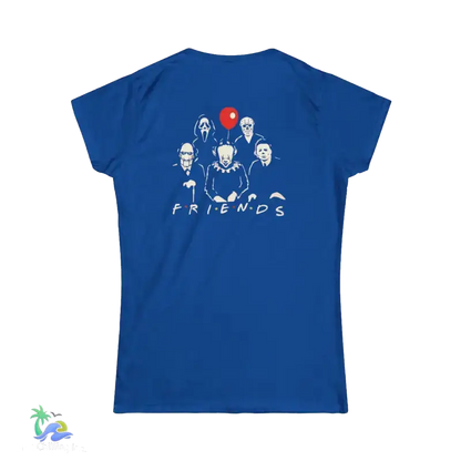 All you favorite creepy friends tshirt - Royal / S - T-Shirt
