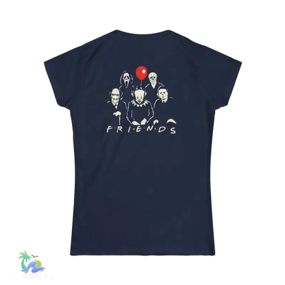 All you favorite creepy friends tshirt - Navy / S - T-Shirt