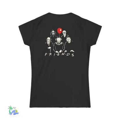 All you favorite creepy friends tshirt - Black / S - T-Shirt