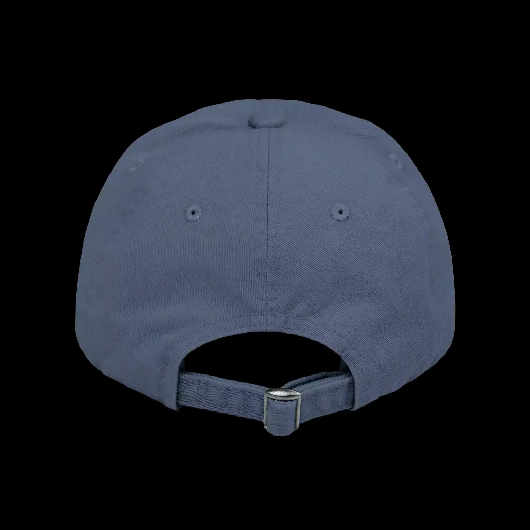 Distressed Cotton Twill Cap – Adjustable Fishing Hat with D-Ring Strap - Just Chilling Inc.
