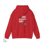Domestic Violence Hoodie – Awareness Sweatshirt With Adjustable Hood & Purple Ribbon - Just Chilling Inc.