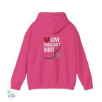 Domestic Violence Hoodie – Awareness Sweatshirt With Adjustable Hood & Purple Ribbon - Just Chilling Inc.