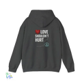 Domestic Violence Hoodie – Awareness Sweatshirt With Adjustable Hood & Purple Ribbon - Just Chilling Inc.