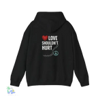 Domestic Violence Hoodie – Awareness Sweatshirt With Adjustable Hood & Purple Ribbon - Just Chilling Inc.
