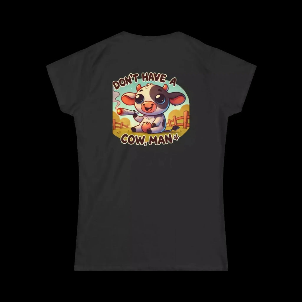 Women's Softstyle Tee - Comfortable Cotton Shirt With Stoner Vibes & Unique Graphic - Just Chilling Inc.