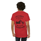Save a Biker T-Shirt - Comfortable Cotton Motorcycle Safety Tee | Durable & Relaxed Fit - Just Chilling Inc.