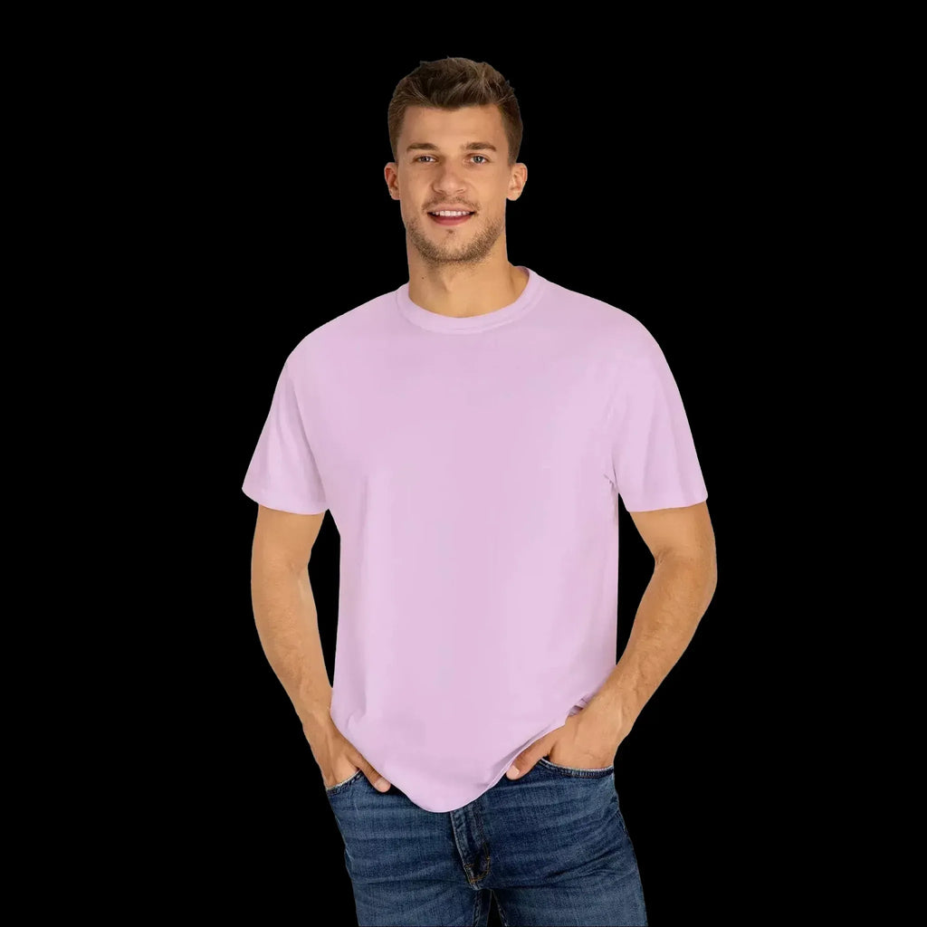 Garment Dyed T-Shirt - Unisex Cotton Tee With Unique Color Texture & Relaxed Fit - Just Chilling Inc.