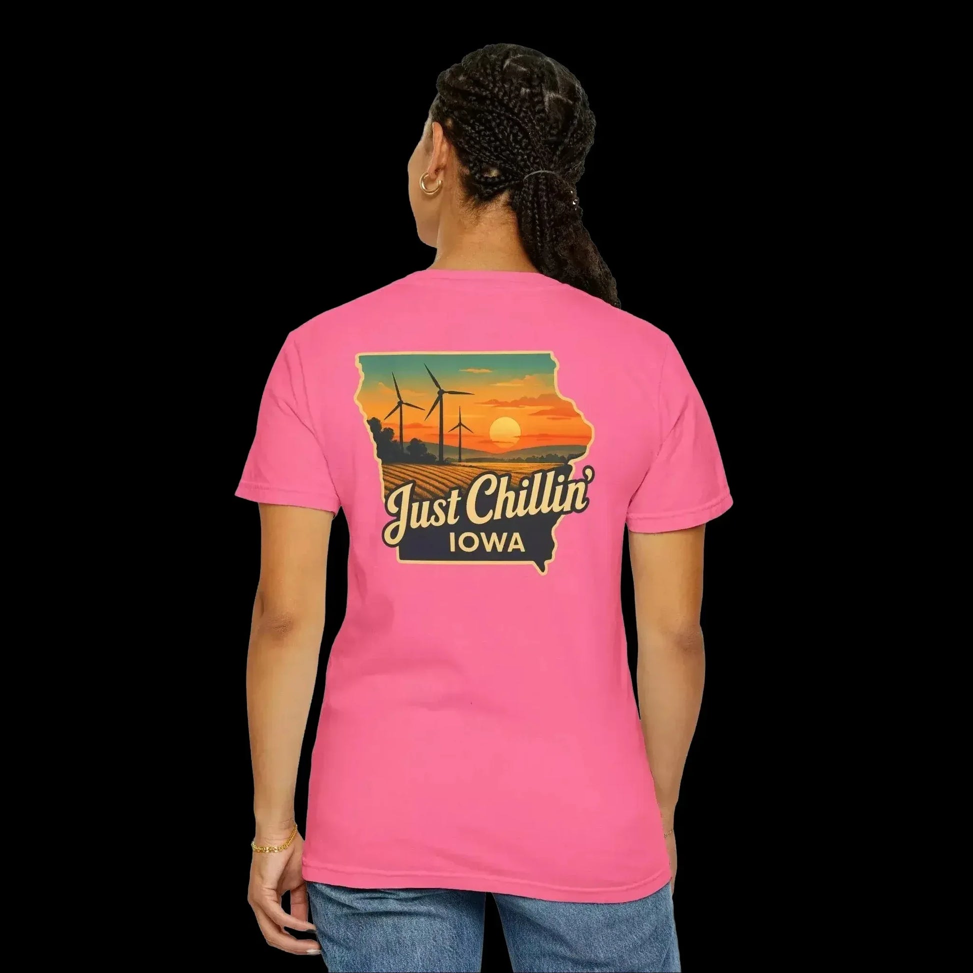 Garment Dyed T-Shirt - Unisex Cotton Tee With Unique Color Texture & Relaxed Fit - Just Chilling Inc.